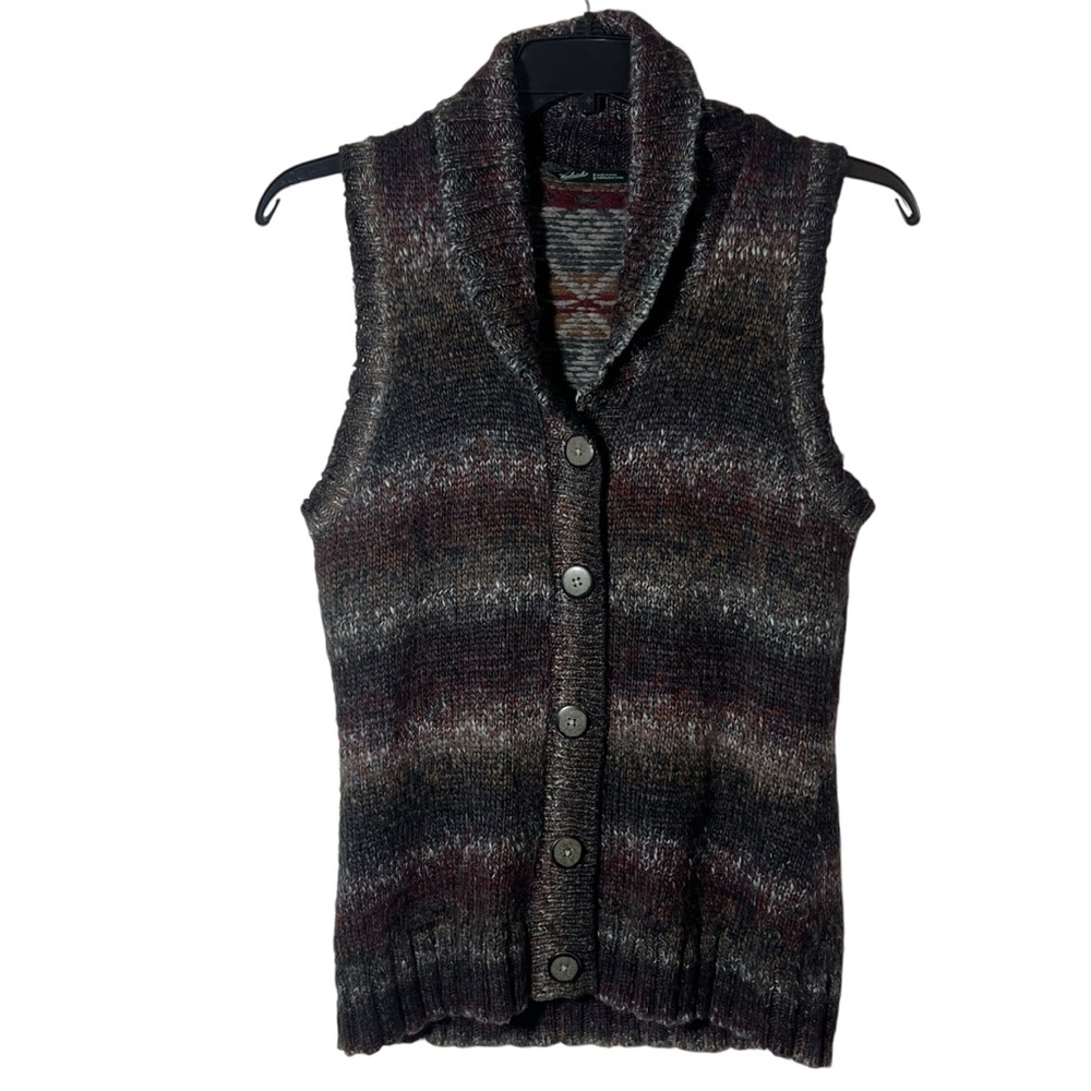 Woolrich Women Button Close Cardigan Sweater Vest
